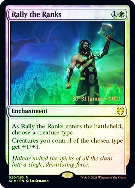 Rally the Ranks [Kaldheim Prerelease Promos] | Exor Games Truro