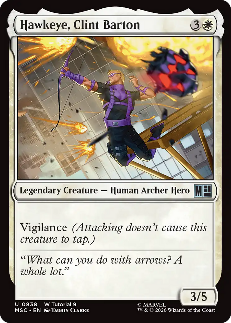 Hawkeye, Clint Barton (0838) [Marvel Super Heroes Commander] | Exor Games Truro