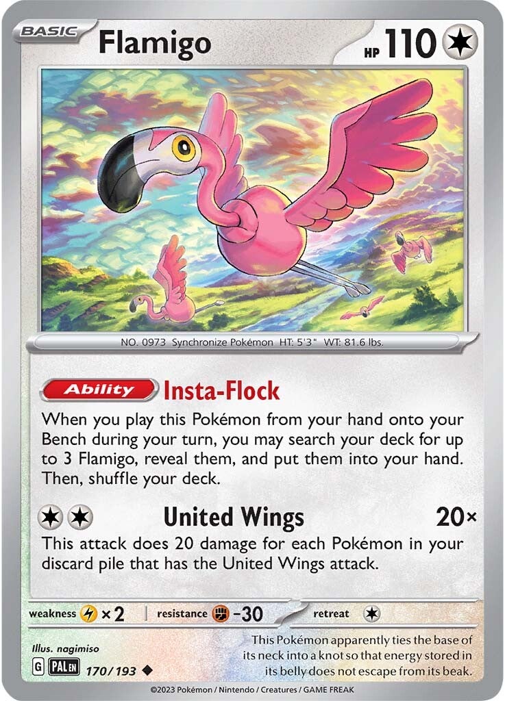 Flamigo (170/193) [Scarlet & Violet: Paldea Evolved] | Exor Games Truro