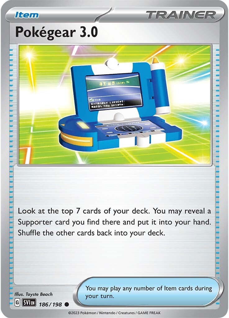 Pokegear 3.0 (186/198) [Scarlet & Violet: Base Set] | Exor Games Truro