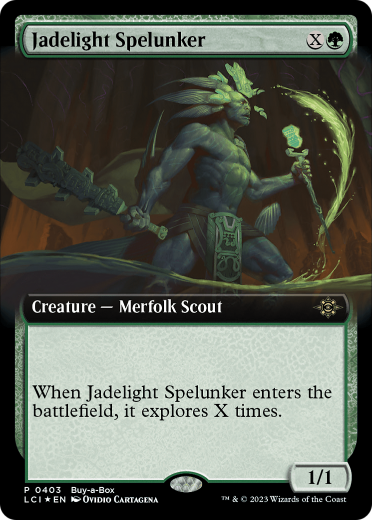 Jadelight Spelunker (Extended Art) (Buy-A-Box) [The Lost Caverns of Ixalan Promos] | Exor Games Truro