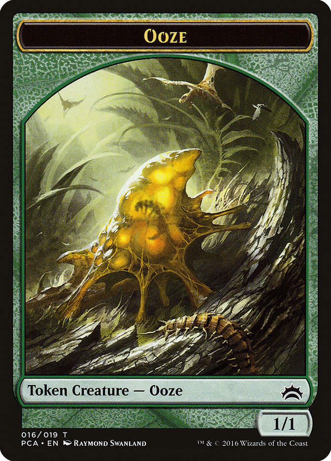 Plant // Ooze (016) Double-Sided Token [Planechase Anthology Tokens] | Exor Games Truro