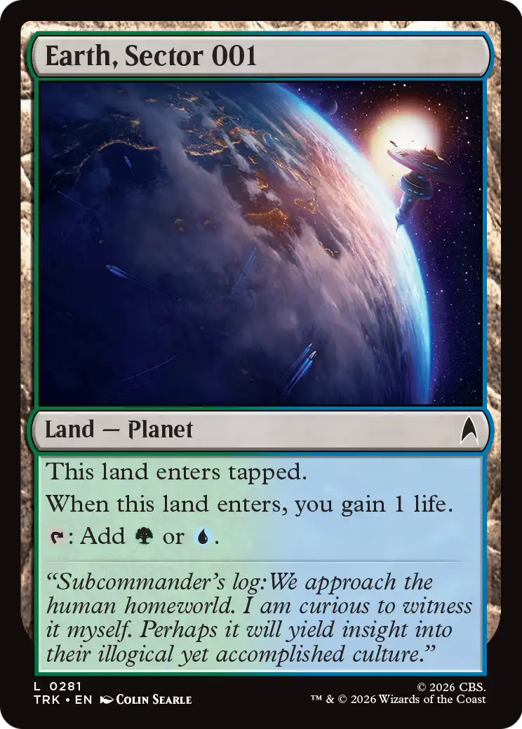 Earth, Sector 001 [Star Trek] | Exor Games Truro