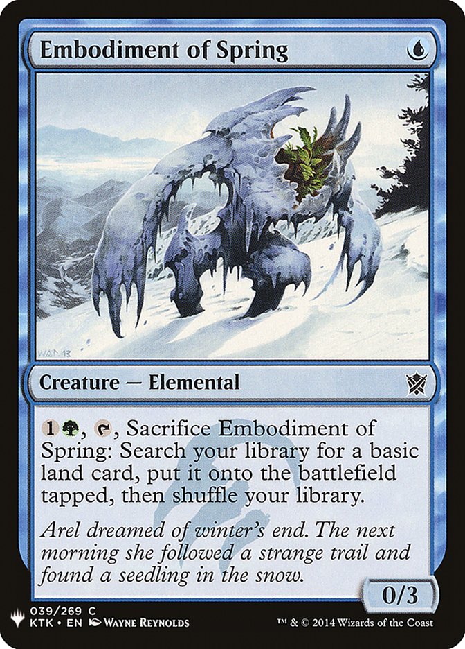 Embodiment of Spring [Mystery Booster] | Exor Games Truro