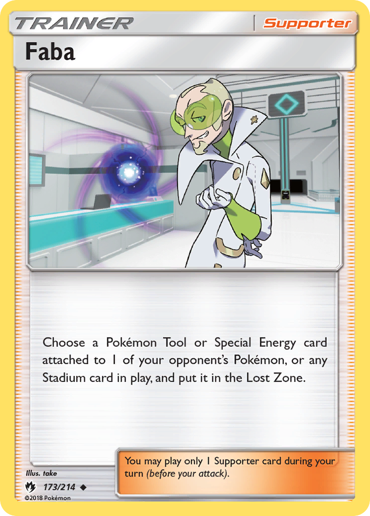 Faba (173/214) [Sun & Moon: Lost Thunder] | Exor Games Truro