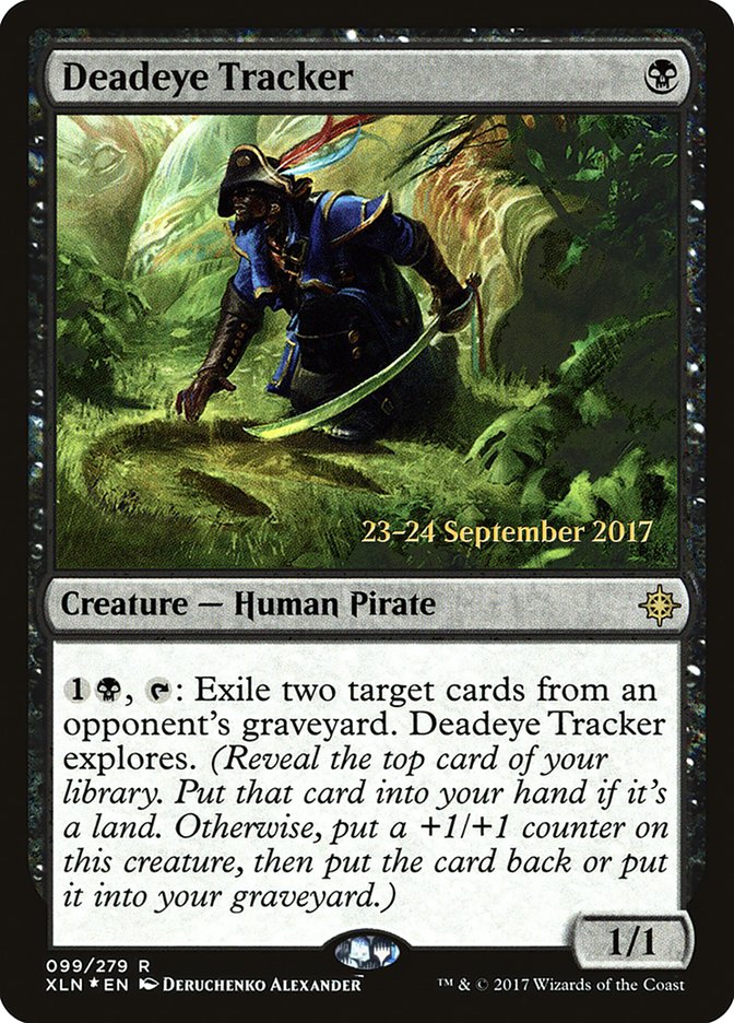 Deadeye Tracker [Ixalan Prerelease Promos] | Exor Games Truro
