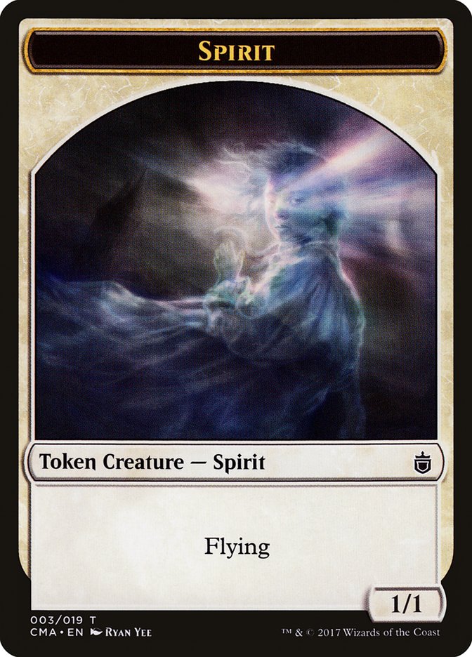 Spirit Token [Commander Anthology Tokens] | Exor Games Truro