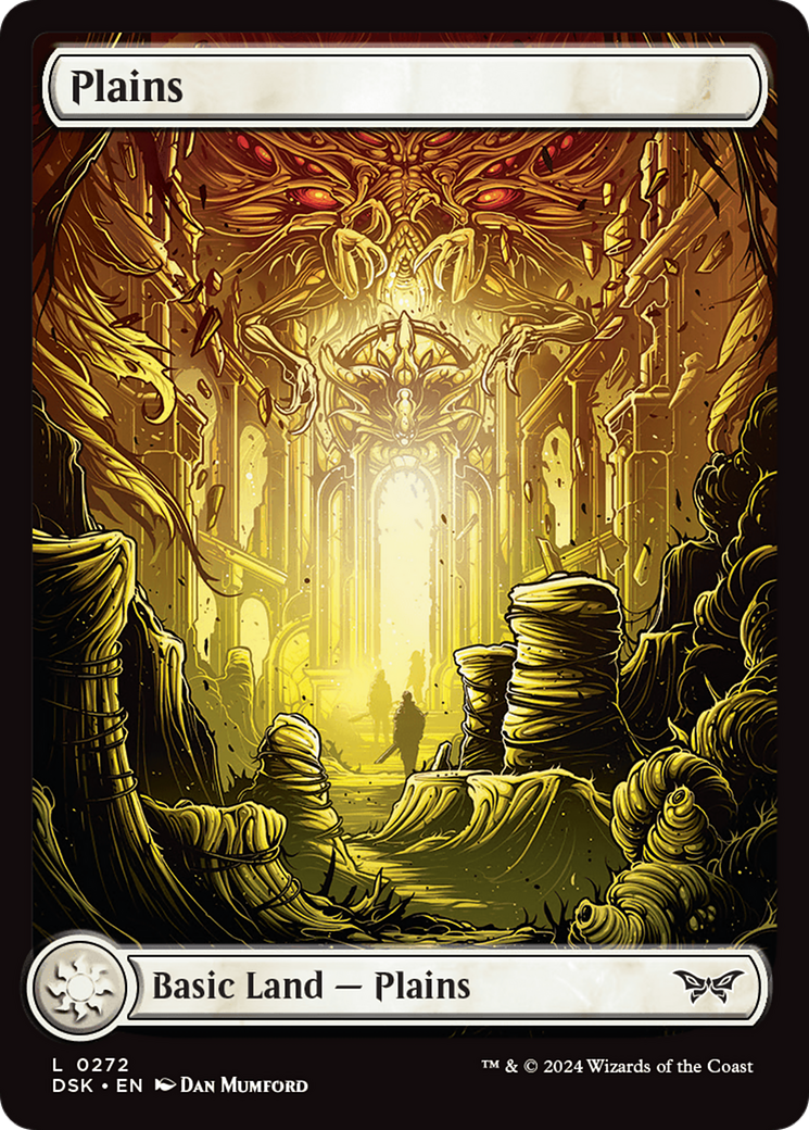 Plains (272) - Full Art [Duskmourn: House of Horror] | Exor Games Truro