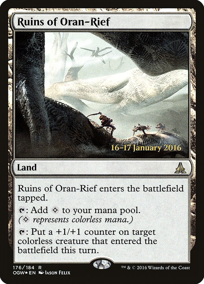 Ruins of Oran-Rief [Oath of the Gatewatch Prerelease Promos] | Exor Games Truro