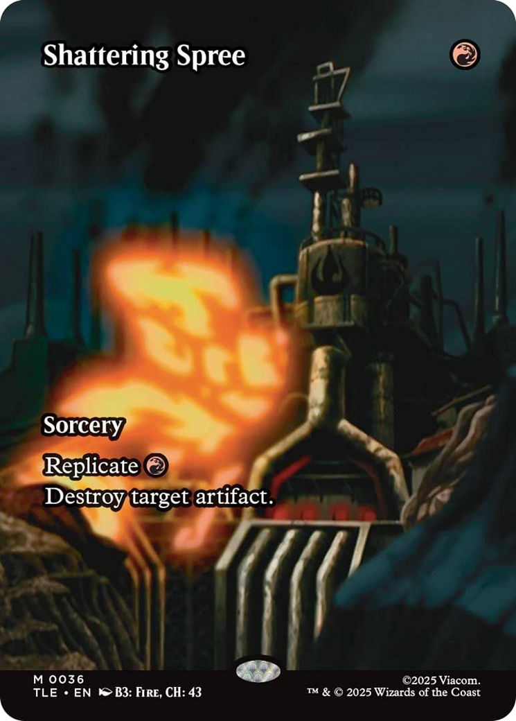 Shattering Spree (Borderless) [Avatar: The Last Airbender: Eternal-Legal] | Exor Games Truro