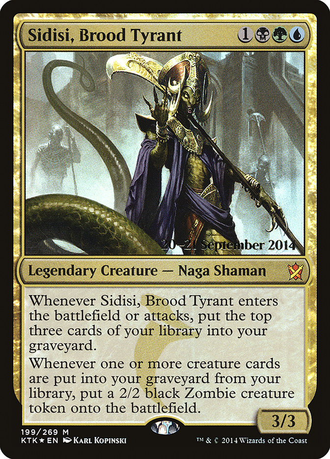 Sidisi, Brood Tyrant [Khans of Tarkir Prerelease Promos] | Exor Games Truro