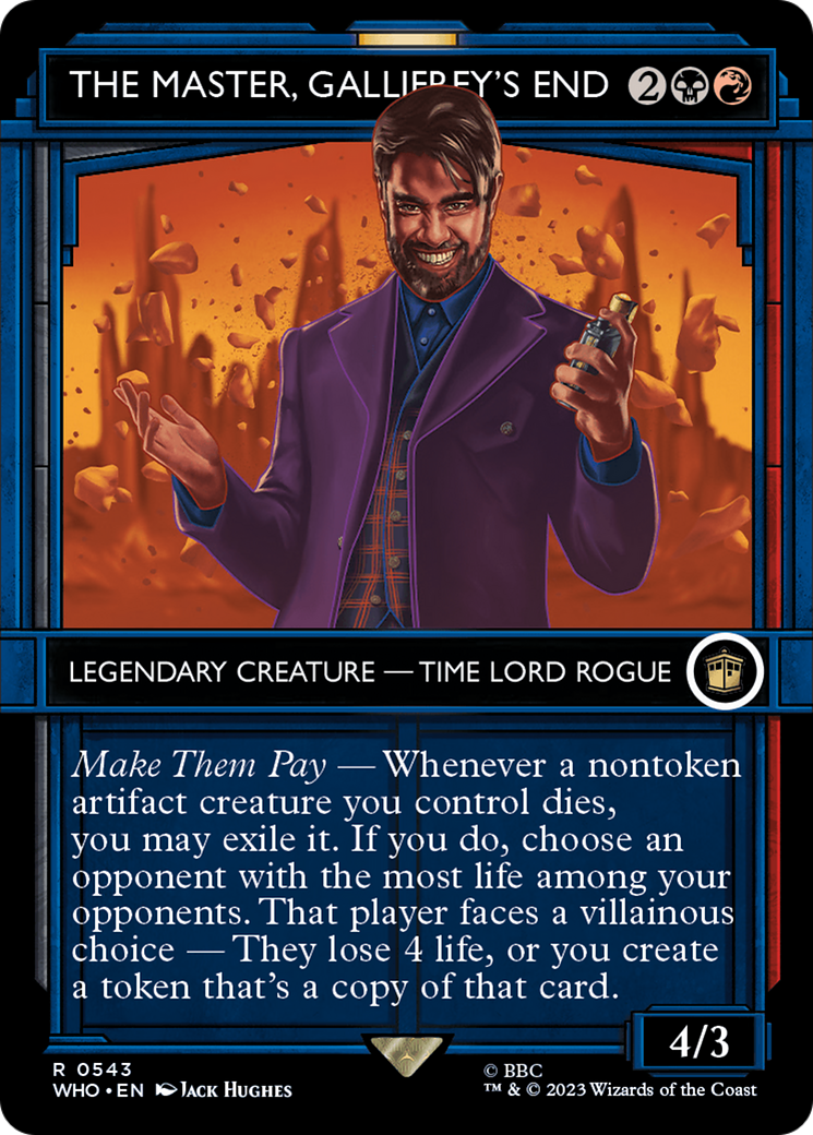 The Master, Gallifrey's End (Showcase) [Doctor Who] | Exor Games Truro
