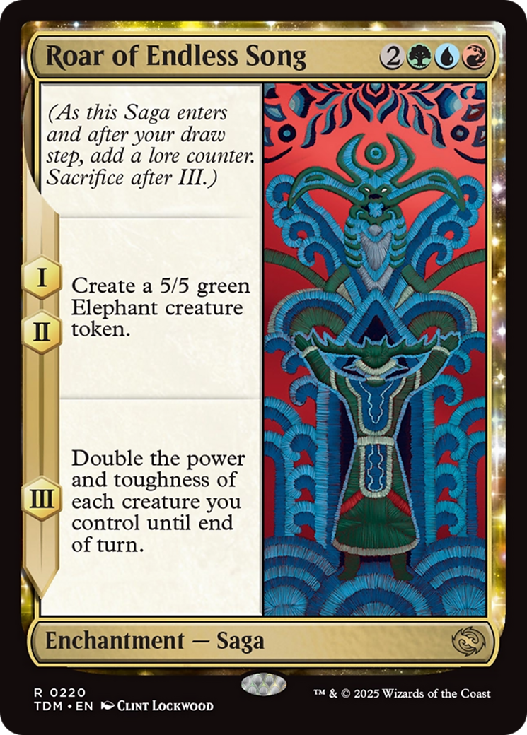 Roar of Endless Song [Tarkir: Dragonstorm] | Exor Games Truro