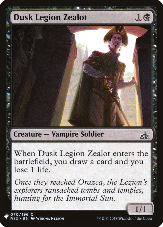 Dusk Legion Zealot [Mystery Booster] | Exor Games Truro