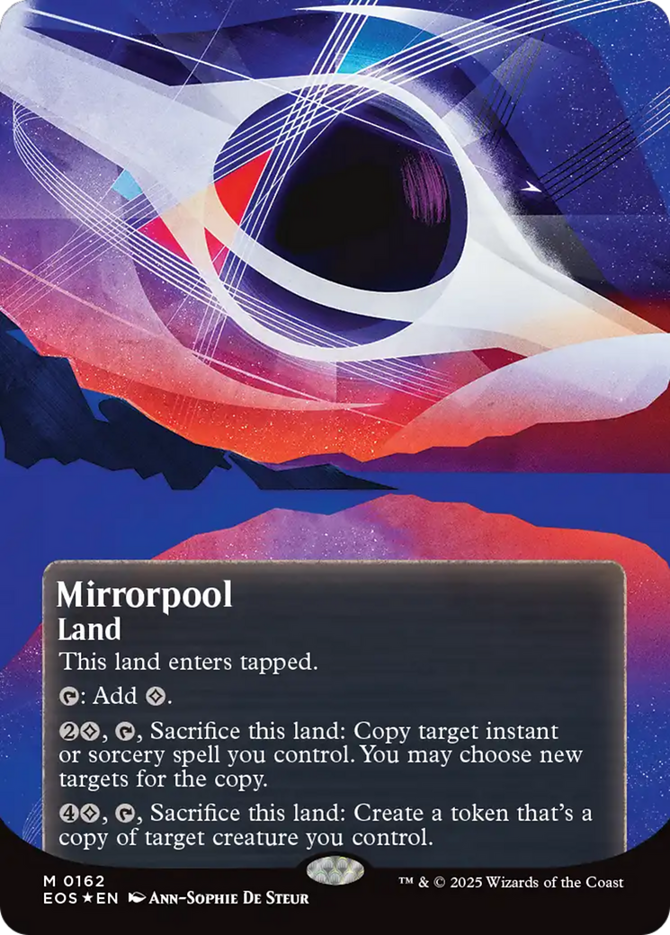 Mirrorpool (0162) (Borderless) (Galaxy Foil) [Edge of Eternities: Stellar Sights] | Exor Games Truro