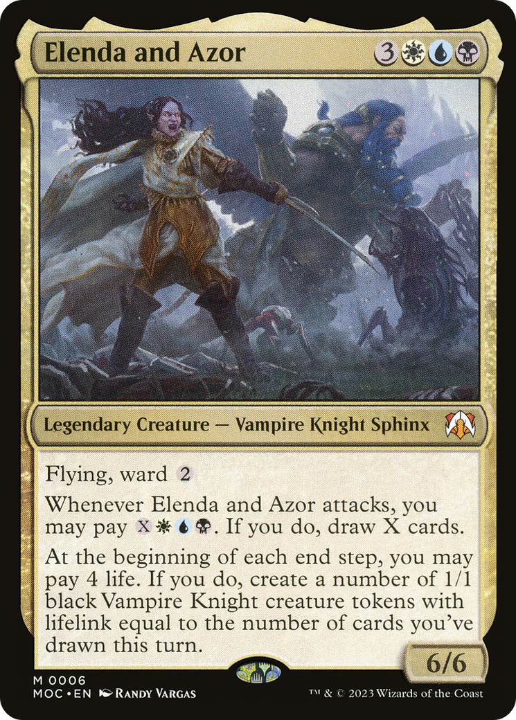 Elenda and Azor [March of the Machine Commander] | Exor Games Truro