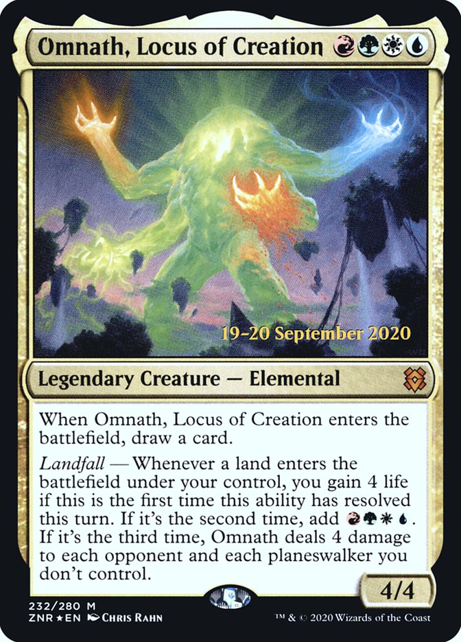 Omnath, Locus of Creation [Zendikar Rising Prerelease Promos] | Exor Games Truro