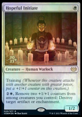Hopeful Initiate [Innistrad: Crimson Vow Prerelease Promos] | Exor Games Truro