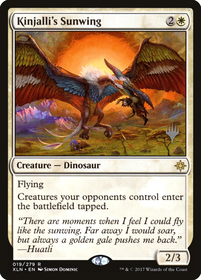 Kinjalli's Sunwing (Promo Pack) [Ixalan Promos] | Exor Games Truro