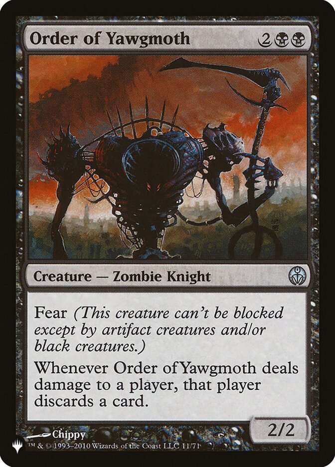 Order of Yawgmoth [The List] | Exor Games Truro