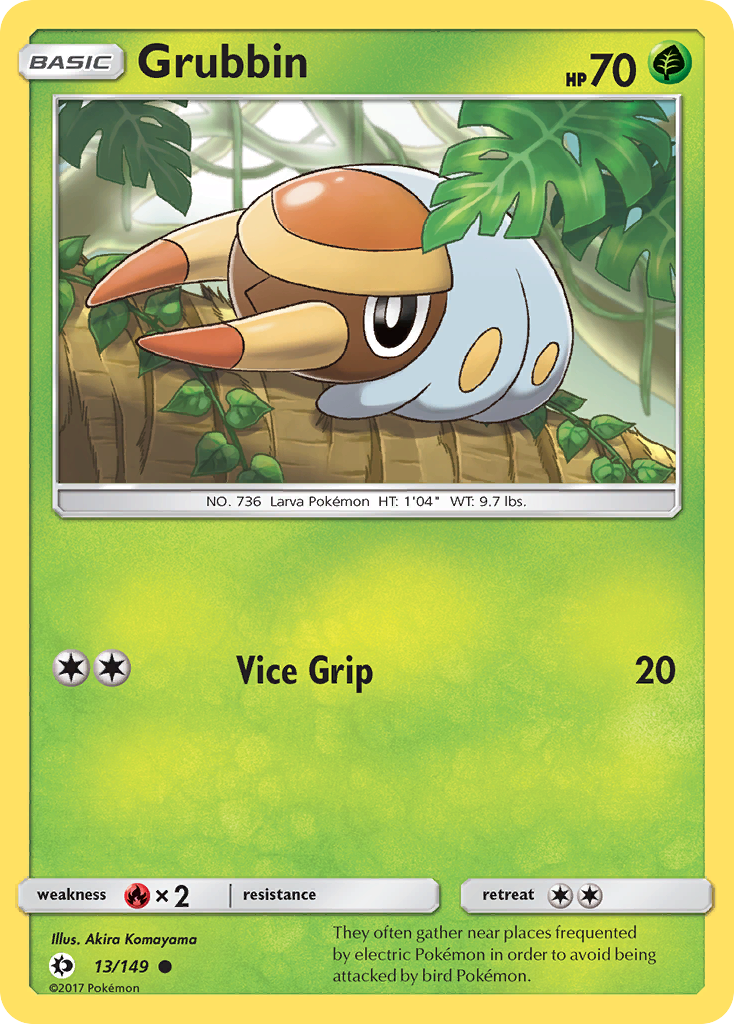 Grubbin (13/149) [Sun & Moon: Base Set] | Exor Games Truro