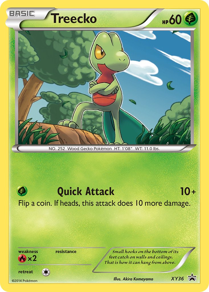 Treecko (XY36) [XY: Black Star Promos] | Exor Games Truro