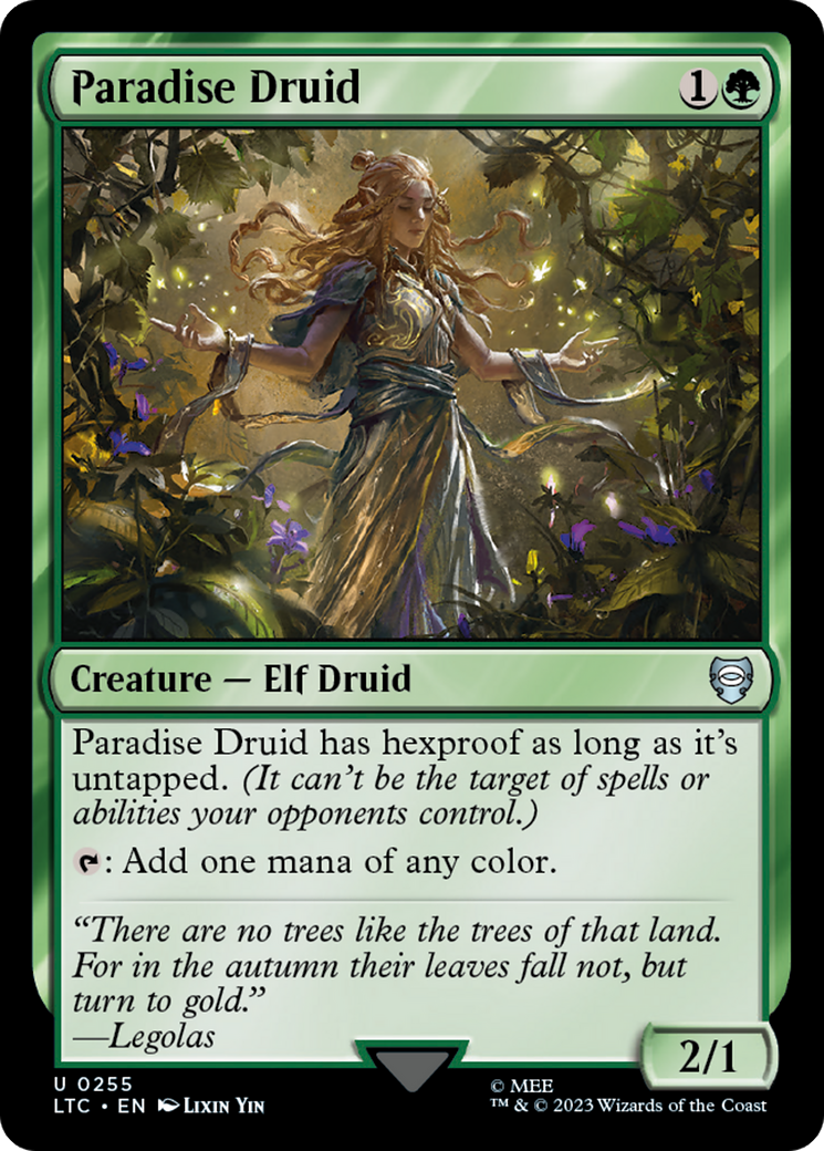 Paradise Druid [The Lord of the Rings: Tales of Middle-Earth Commander] | Exor Games Truro