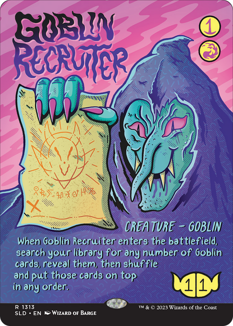 Goblin Recruiter (Rainbow Foil) [Secret Lair Drop Series] | Exor Games Truro