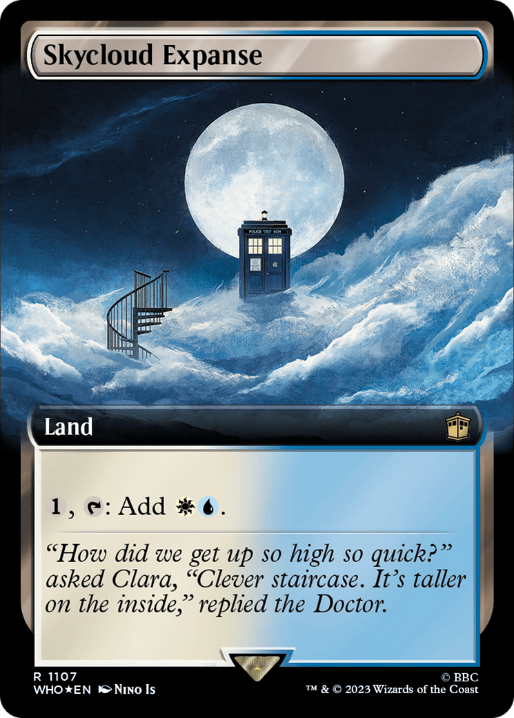 Skycloud Expanse (Extended Art) (Surge Foil) [Doctor Who] | Exor Games Truro