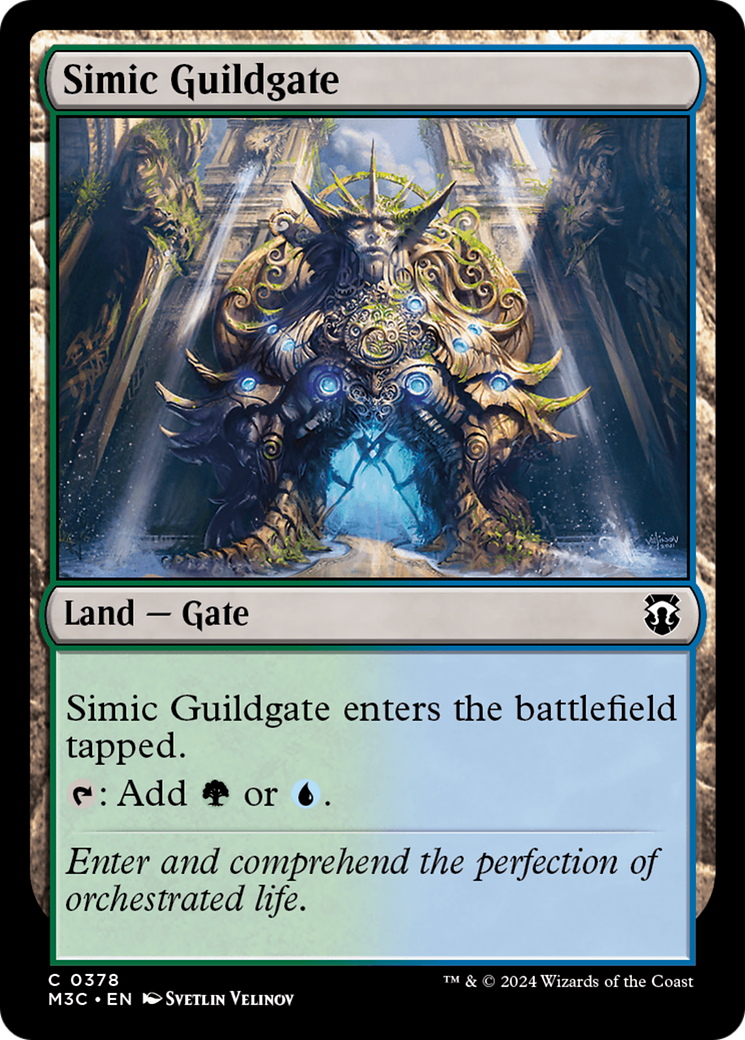 Simic Guildgate (Ripple Foil) [Modern Horizons 3 Commander] | Exor Games Truro