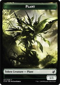 Plant // Morph Double-Sided Token [Commander 2019 Tokens] | Exor Games Truro