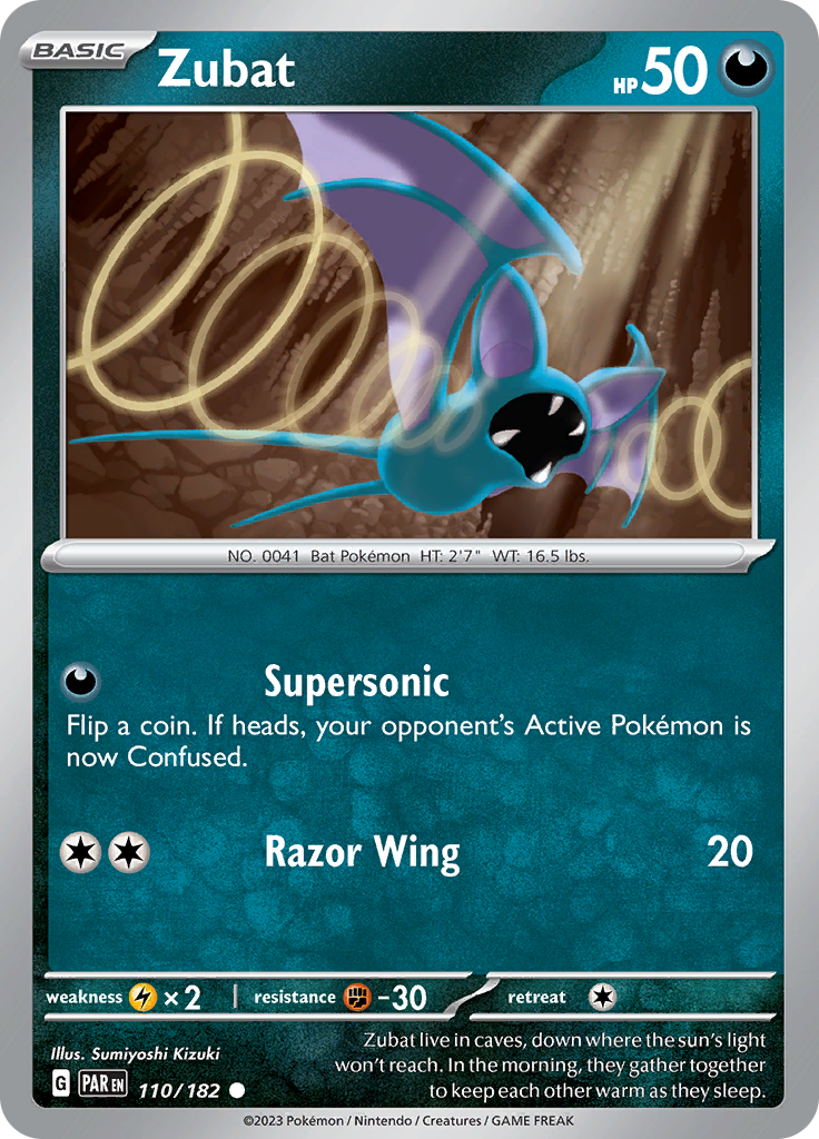 Zubat (110/182) [Scarlet & Violet: Paradox Rift] | Exor Games Truro