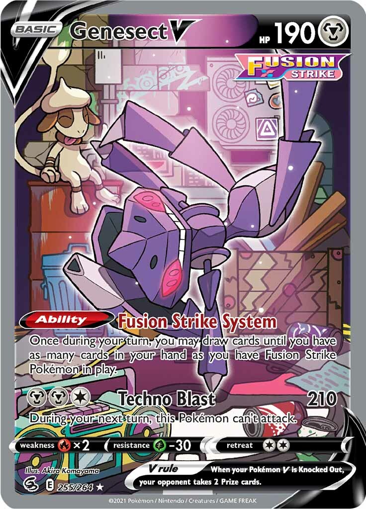 Genesect V (255/264) [Sword & Shield: Fusion Strike] | Exor Games Truro