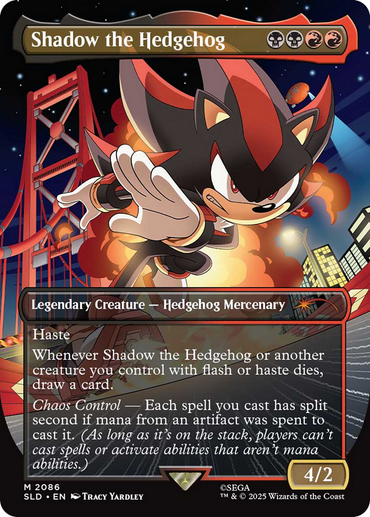 Shadow the Hedgehog (Rainbow Foil) [Secret Lair Drop Series] | Exor Games Truro