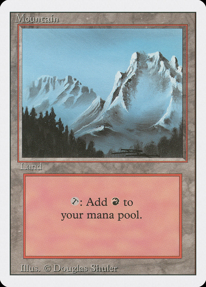 Mountain (Snow Top / Highest Point on Right) [Revised Edition] | Exor Games Truro