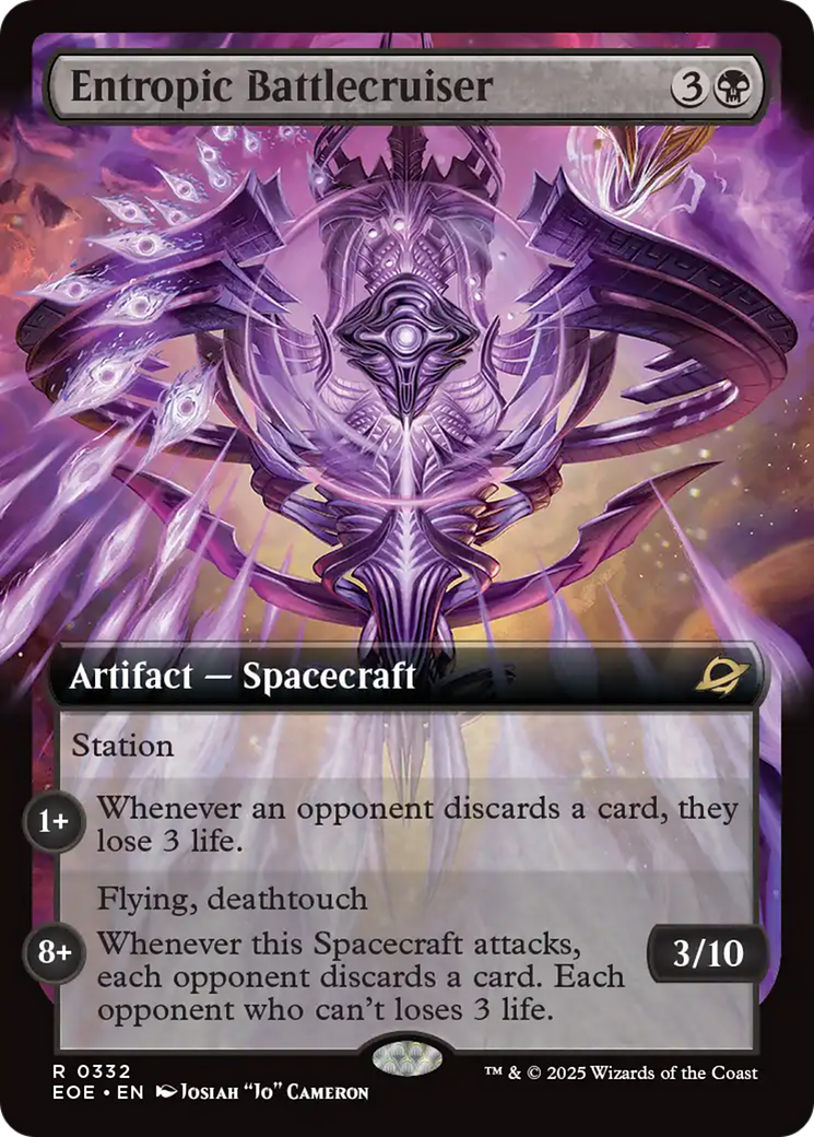 Entropic Battlecruiser (Extended Art) [Edge of Eternities] | Exor Games Truro