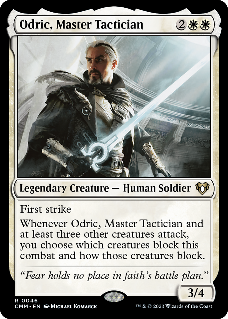 Odric, Master Tactician [Commander Masters] | Exor Games Truro