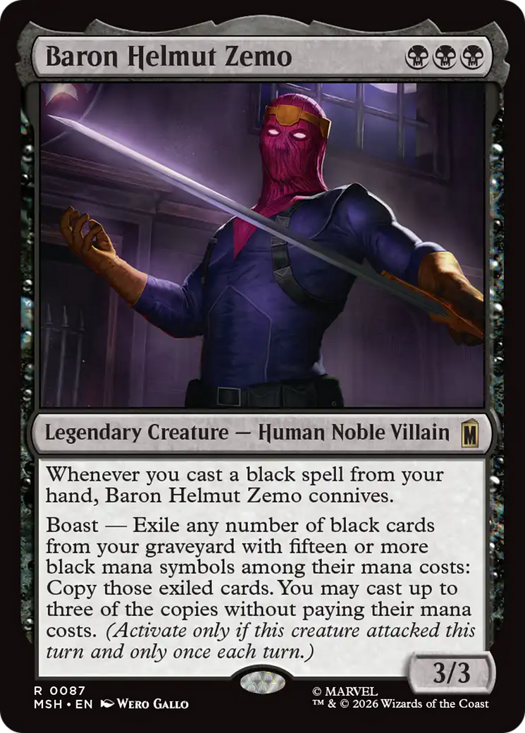 Baron Helmut Zemo [Marvel Super Heroes] | Exor Games Truro