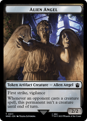 Alien Angel // Mutant Double-Sided Token [Doctor Who Tokens] | Exor Games Truro