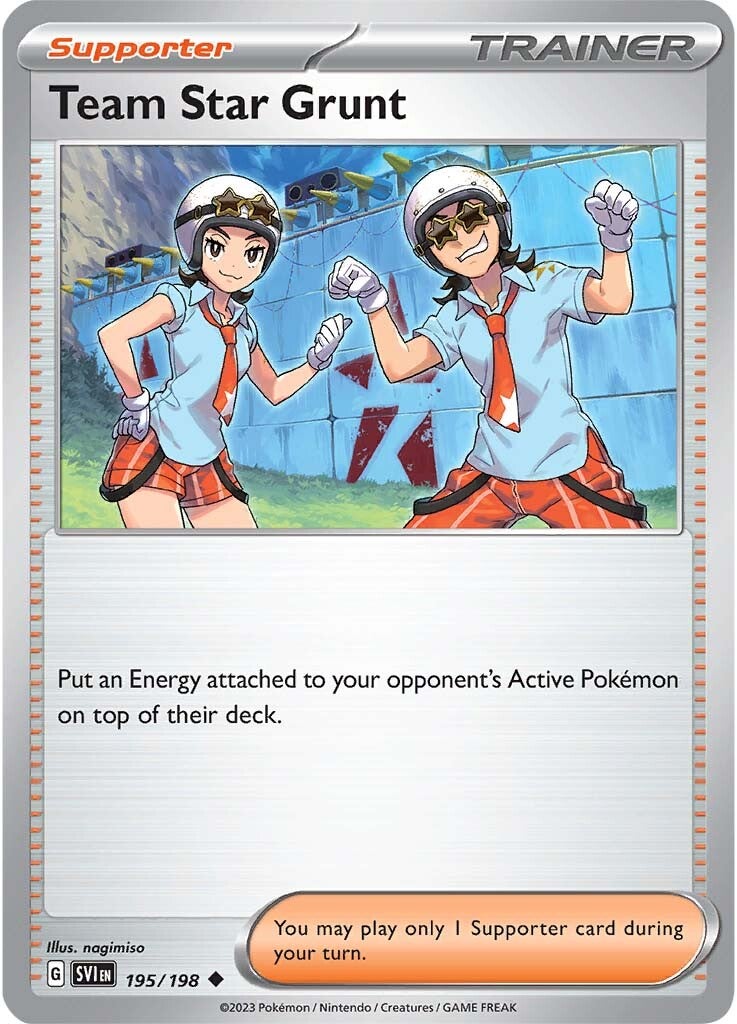 Team Star Grunt (195/198) [Scarlet & Violet: Base Set] | Exor Games Truro