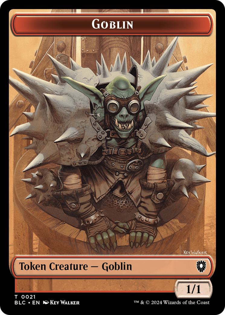 Illusion // Goblin Double-Sided Token [Bloomburrow Commander Tokens] | Exor Games Truro