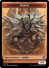 Illusion // Goblin Double-Sided Token [Bloomburrow Commander Tokens] | Exor Games Truro