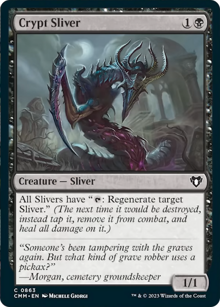 Crypt Sliver [Commander Masters] | Exor Games Truro