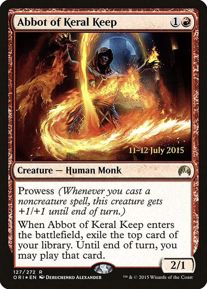 Abbot of Keral Keep [Magic Origins Prerelease Promos] | Exor Games Truro