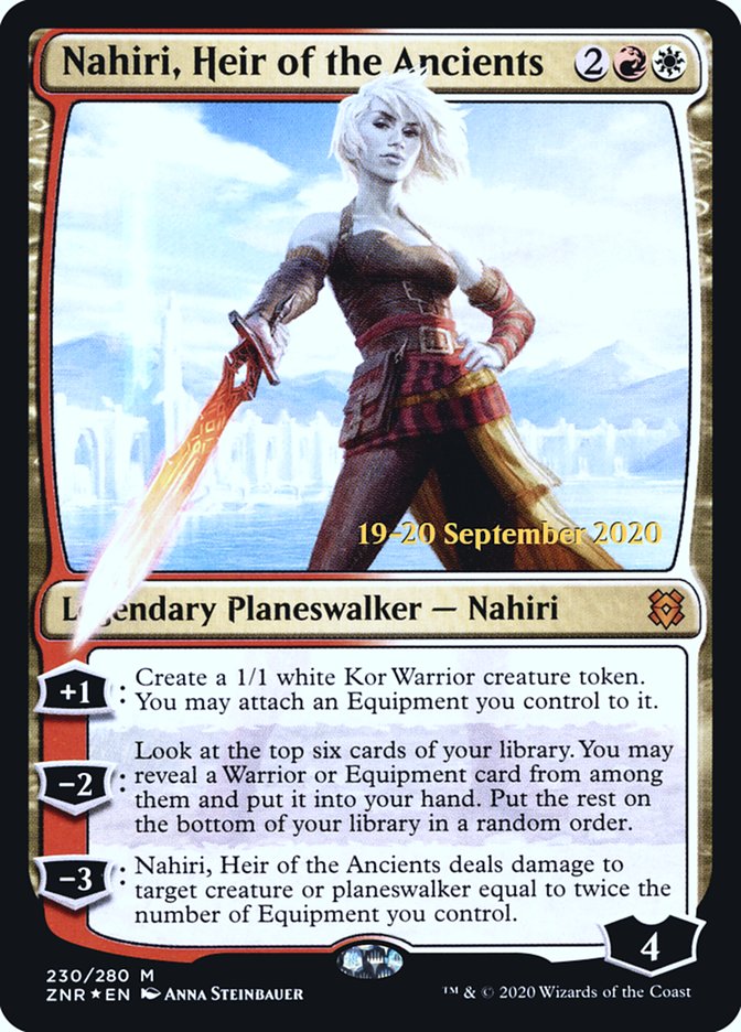 Nahiri, Heir of the Ancients [Zendikar Rising Prerelease Promos] | Exor Games Truro