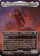 Samwise the Stouthearted (Borderless Alternate Art) [The Lord of the Rings: Tales of Middle-Earth] | Exor Games Truro