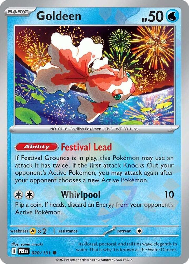 Goldeen (020/131) (Poke Ball Pattern) [Scarlet & Violet: Prismatic Evolutions] | Exor Games Truro