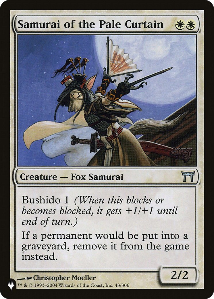 Samurai of the Pale Curtain [The List] | Exor Games Truro