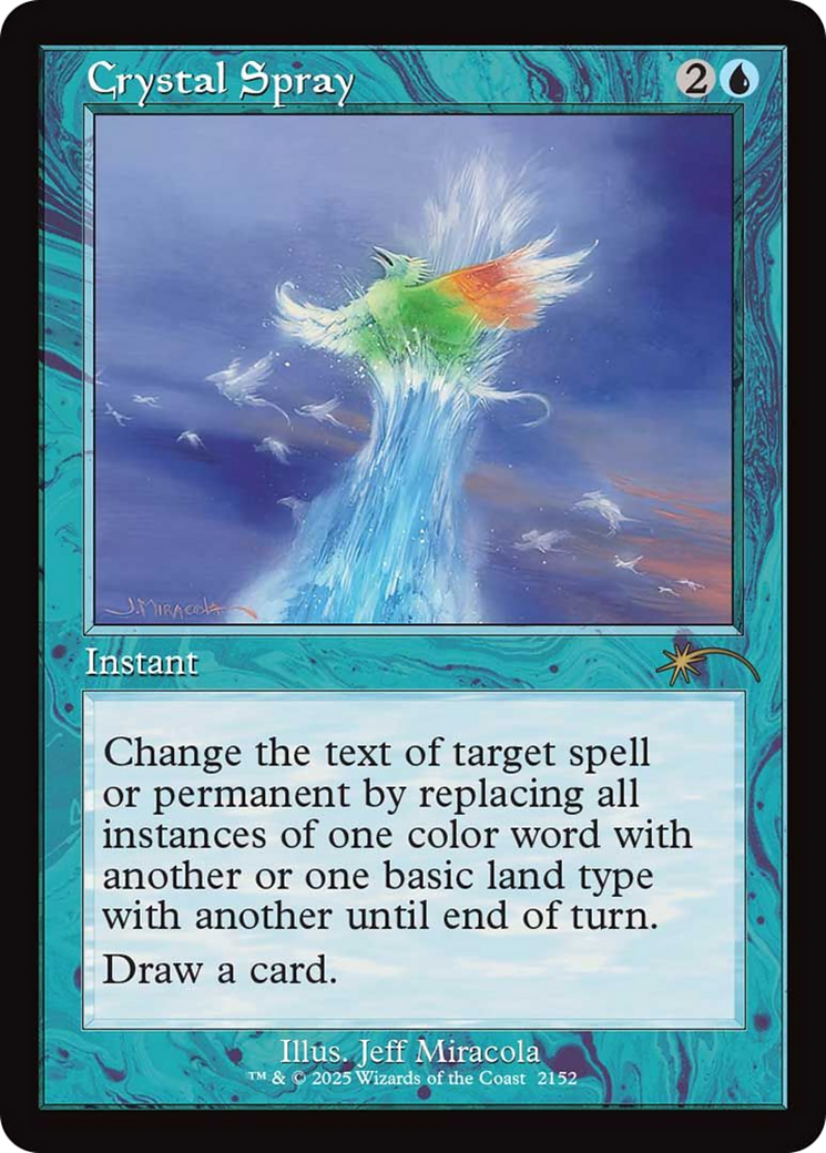 Crystal Spray (Retro Frame) [Secret Lair Drop Series] | Exor Games Truro
