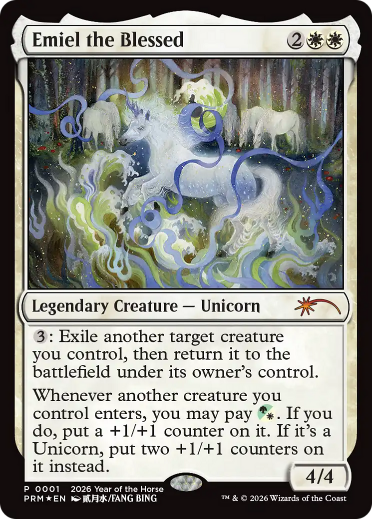 Emiel the Blessed (Year of the Horse 2026) [Standard Showdown Promos] | Exor Games Truro